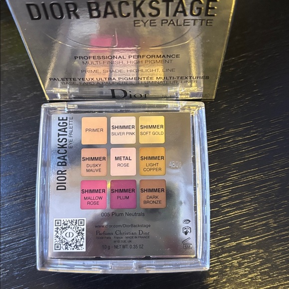 Dior Backstage Eye Palette 005 Plum Neutrals Limited Edition 9-Shade Pro Palette - Picture 3 of 3